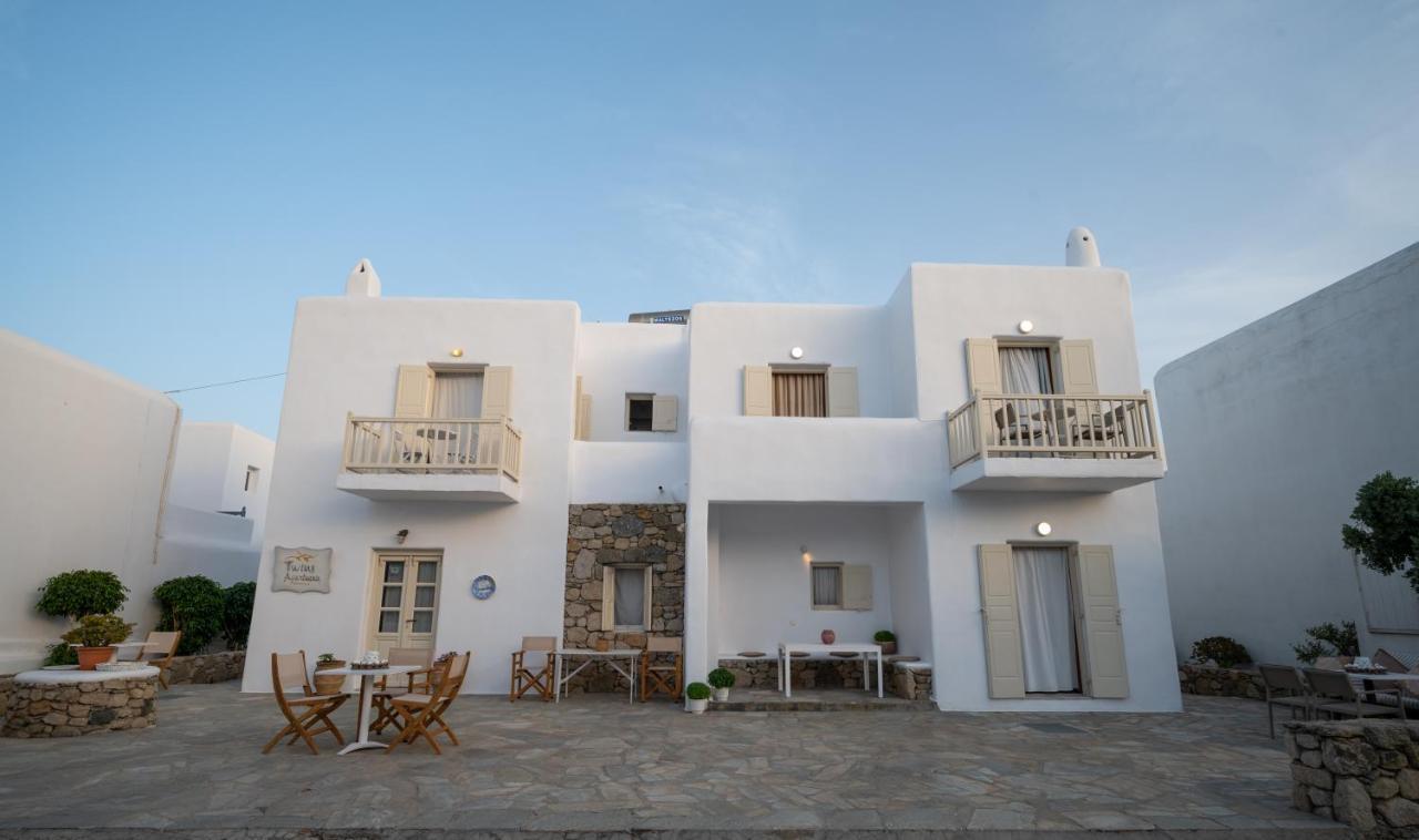 Twins-Trisa Apartments Ornos  Luaran gambar