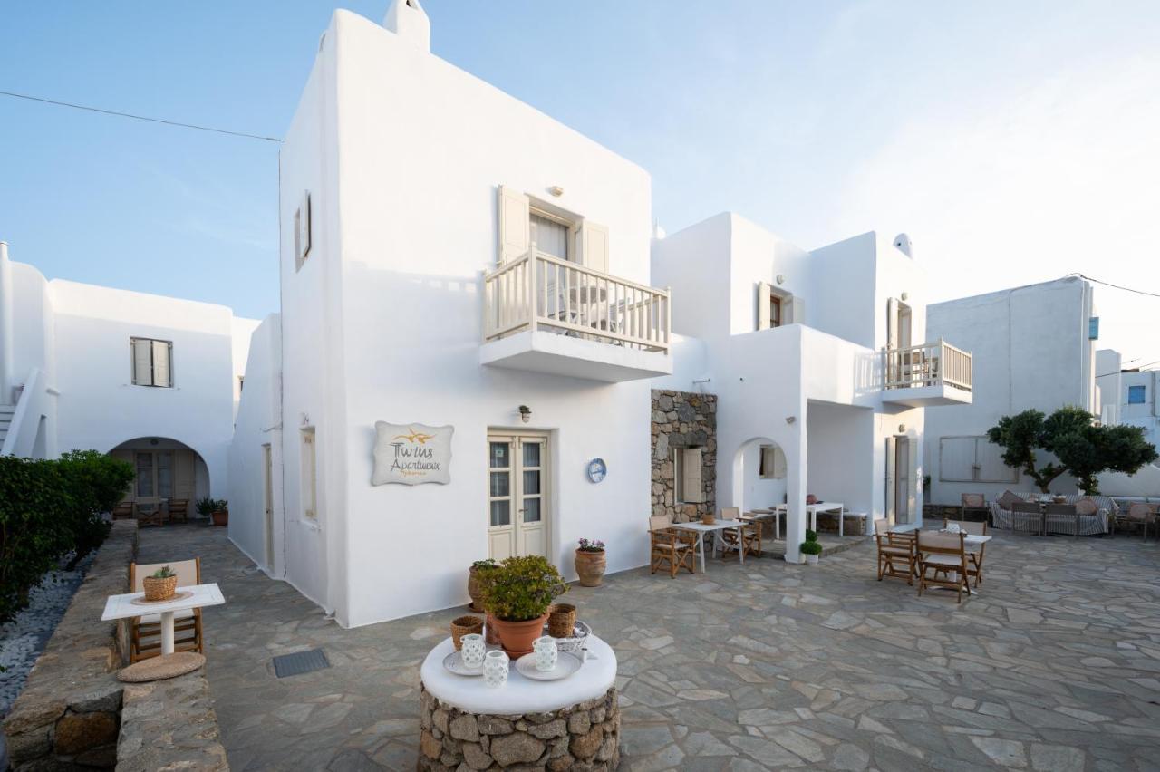 Twins-Trisa Apartments Ornos  Luaran gambar