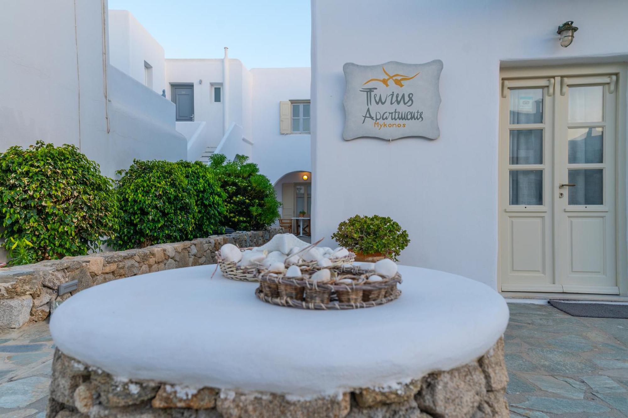 Twins-Trisa Apartments Ornos  Luaran gambar